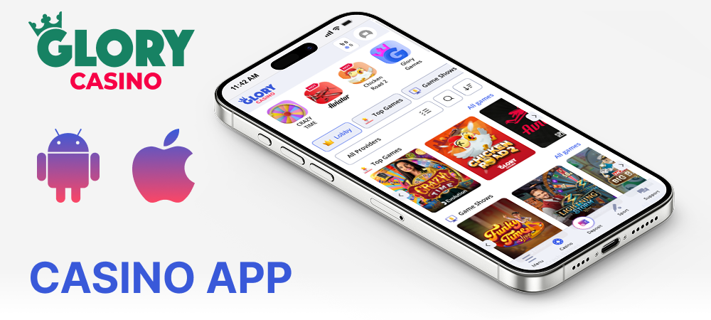 Mobile Gaming at Glory Casino App